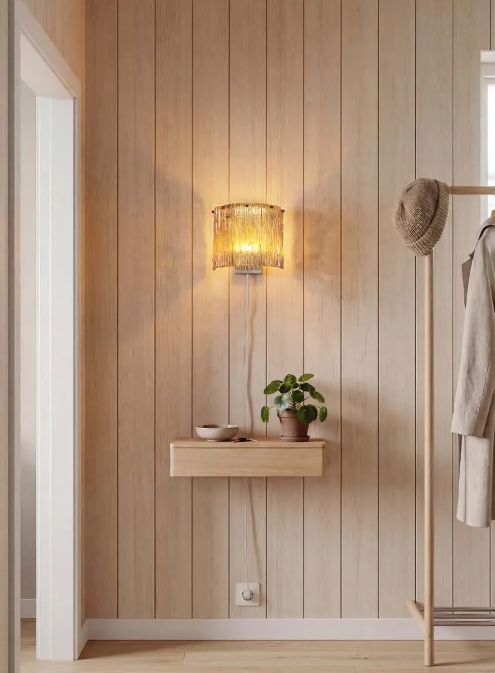 Abelone vegglampe