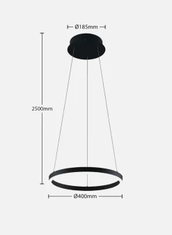 Alba taklampe Ø40