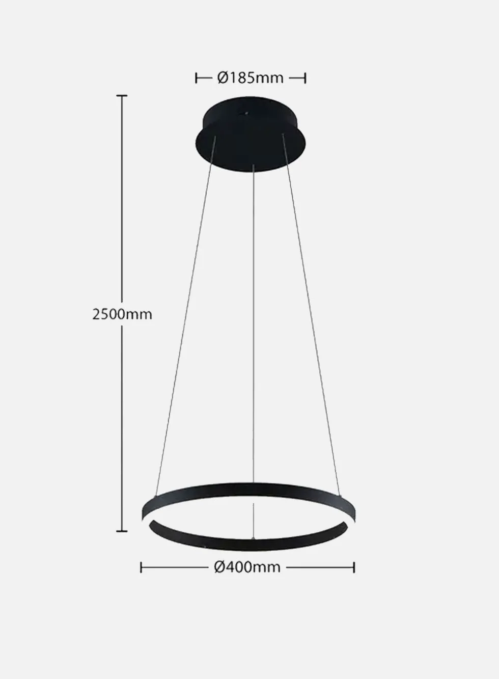 Alba taklampe Ø40