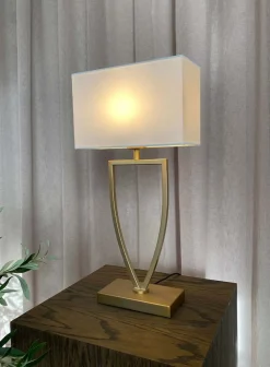 Aluna bordlampe m/skjerm