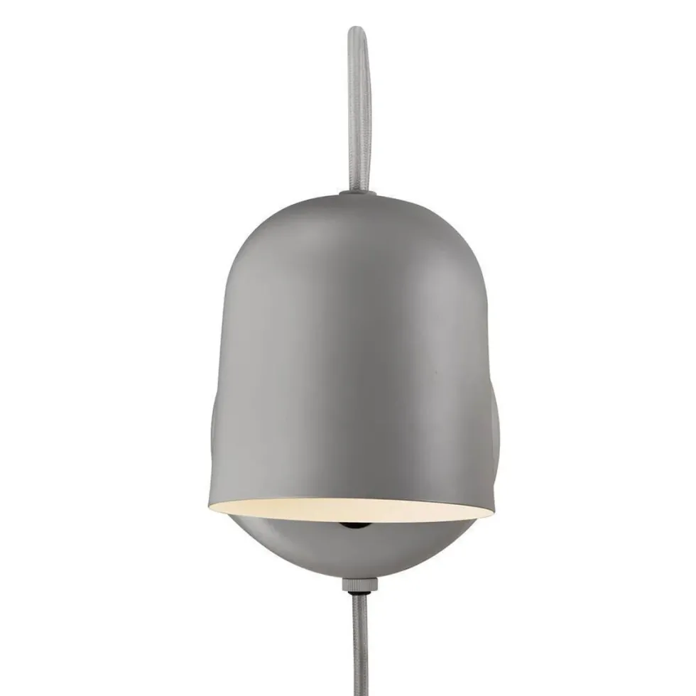 Angle vegglampe med USB
