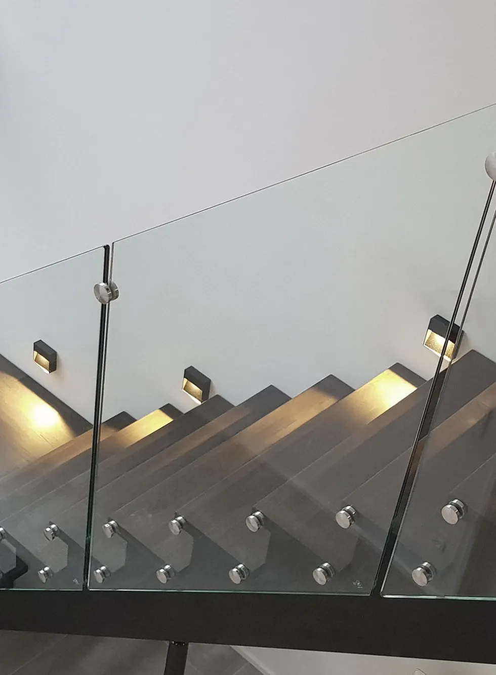 Arca step utelampe for innfelling i veggen