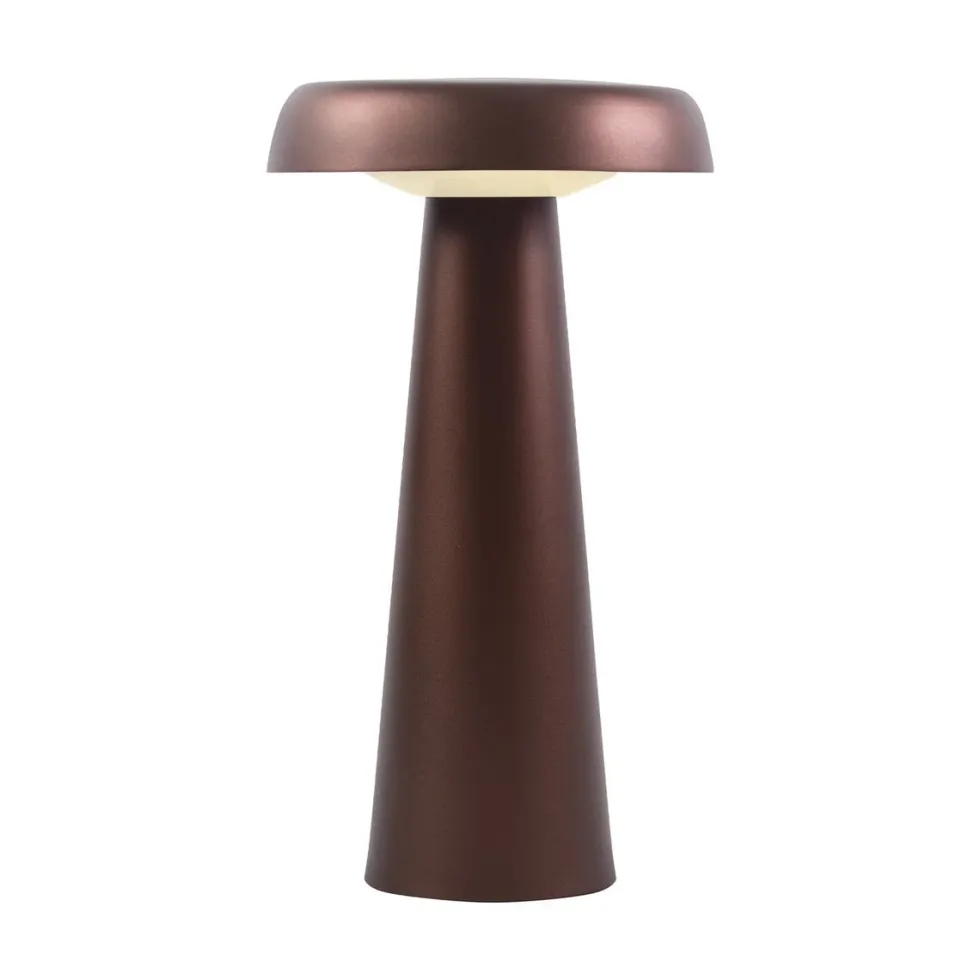 Arcello oppladbar bordlampe - inne og utenbruk