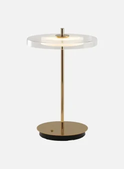 Asteria Move oppladbar bordlampe - glass