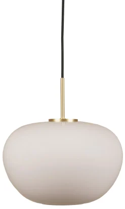 Aurelia pendel - medium 3-lags opalt glass