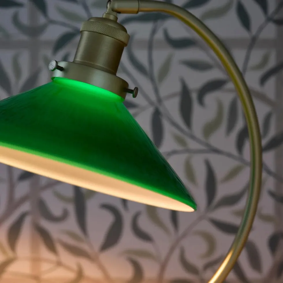 Axel bordlampe med glasskjerm