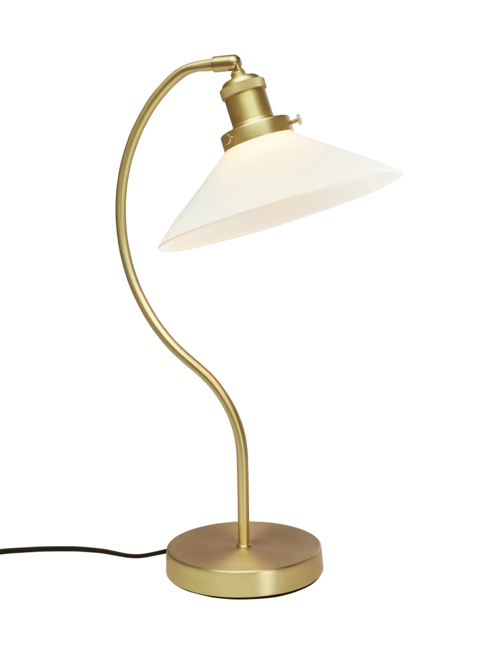 Axel bordlampe med glasskjerm