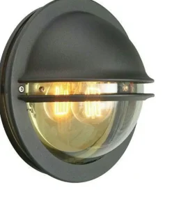 Berlin 610 utelampe for vegg - klart glass