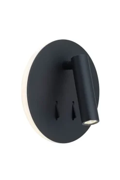 Circle vegglampe - med baklys og rettet leselys