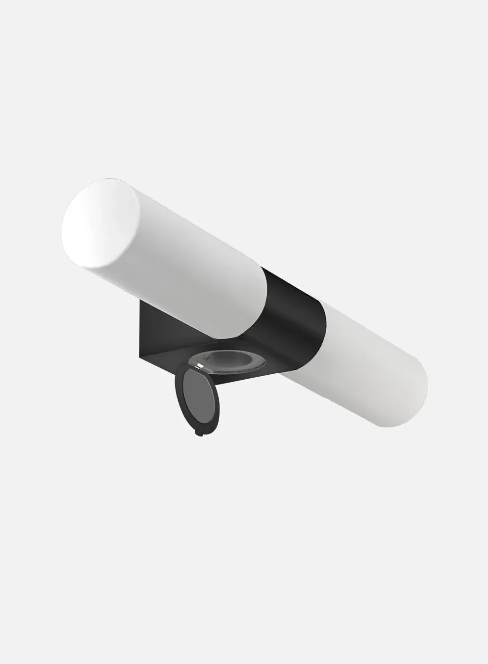Cosenza dobbel baderomslampe - m/stikkontakt IP44