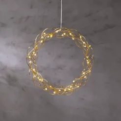 Curly lyskrans ø30 - med 3-step dimmer og timer