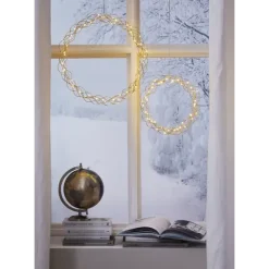 Curly lyskrans ø30 - med 3-step dimmer og timer