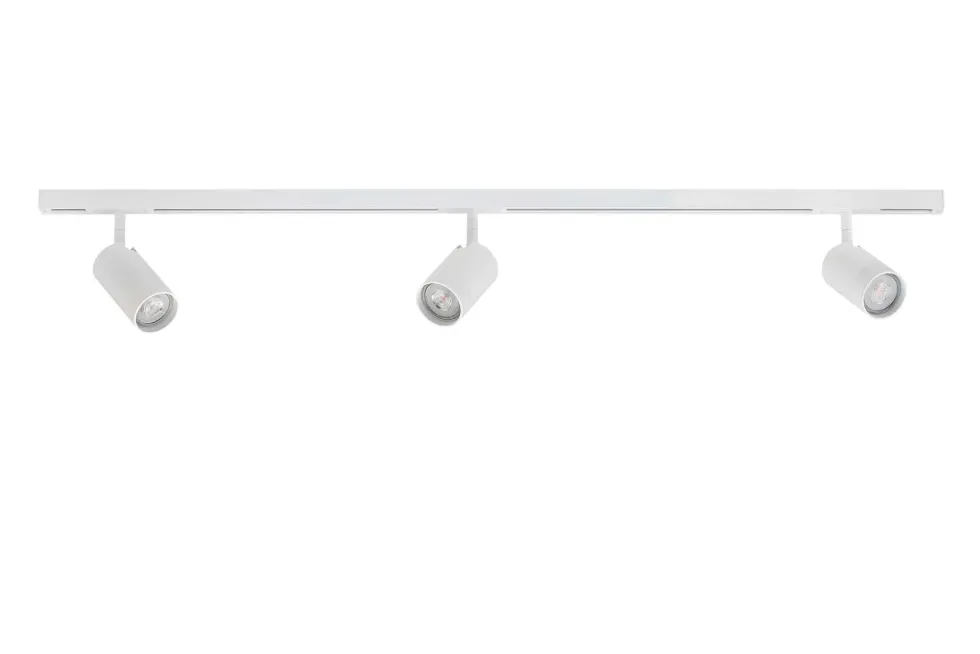 Designline Tube komplett pakke: 1 meter skinne m/3 spotter for GU10