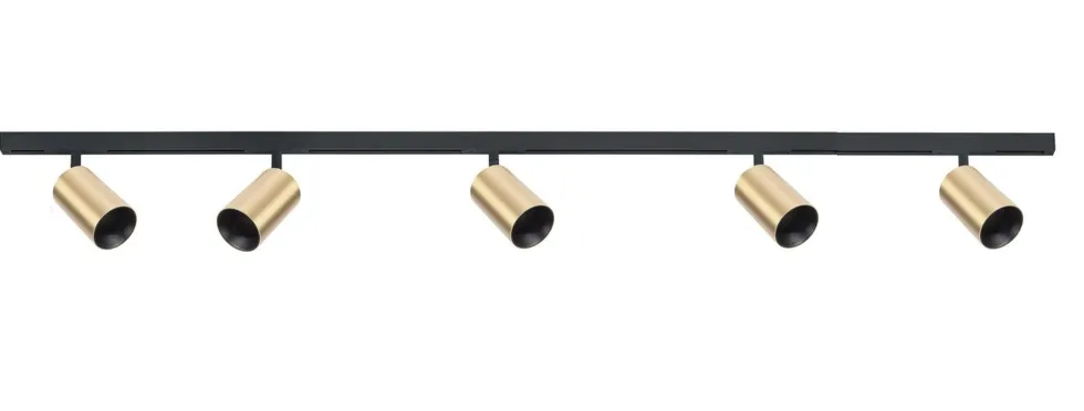 Designline Tube Pro komplett pakke: 1,9 meter skinne m/5 spotter for GU10
