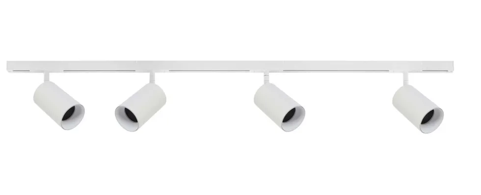 Designline Tube Pro komplett pakke: 1,9 meter skinne m/4 spotter for GU10