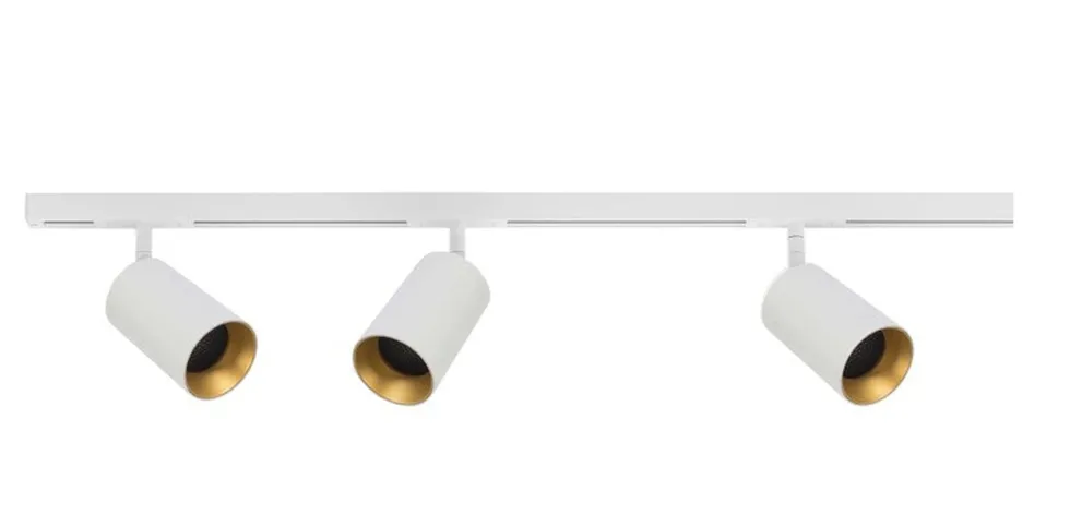 Designline Tube Pro komplett pakke: 1 meter skinne m/3 spotter for GU10