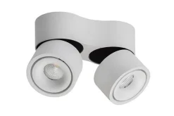 Easy Mini W275 takspot 2 lys - med hull for ledning - dimbar