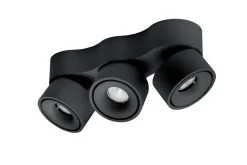 Easy W3100 takspot 3-lys - med hull for ledning - dimbar