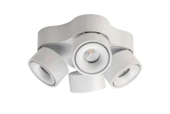 Easy W4100 takspot 4-lys - med hull for ledning - dimbar