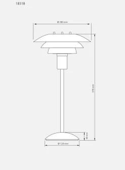 Epsilon bordlampe - h37
