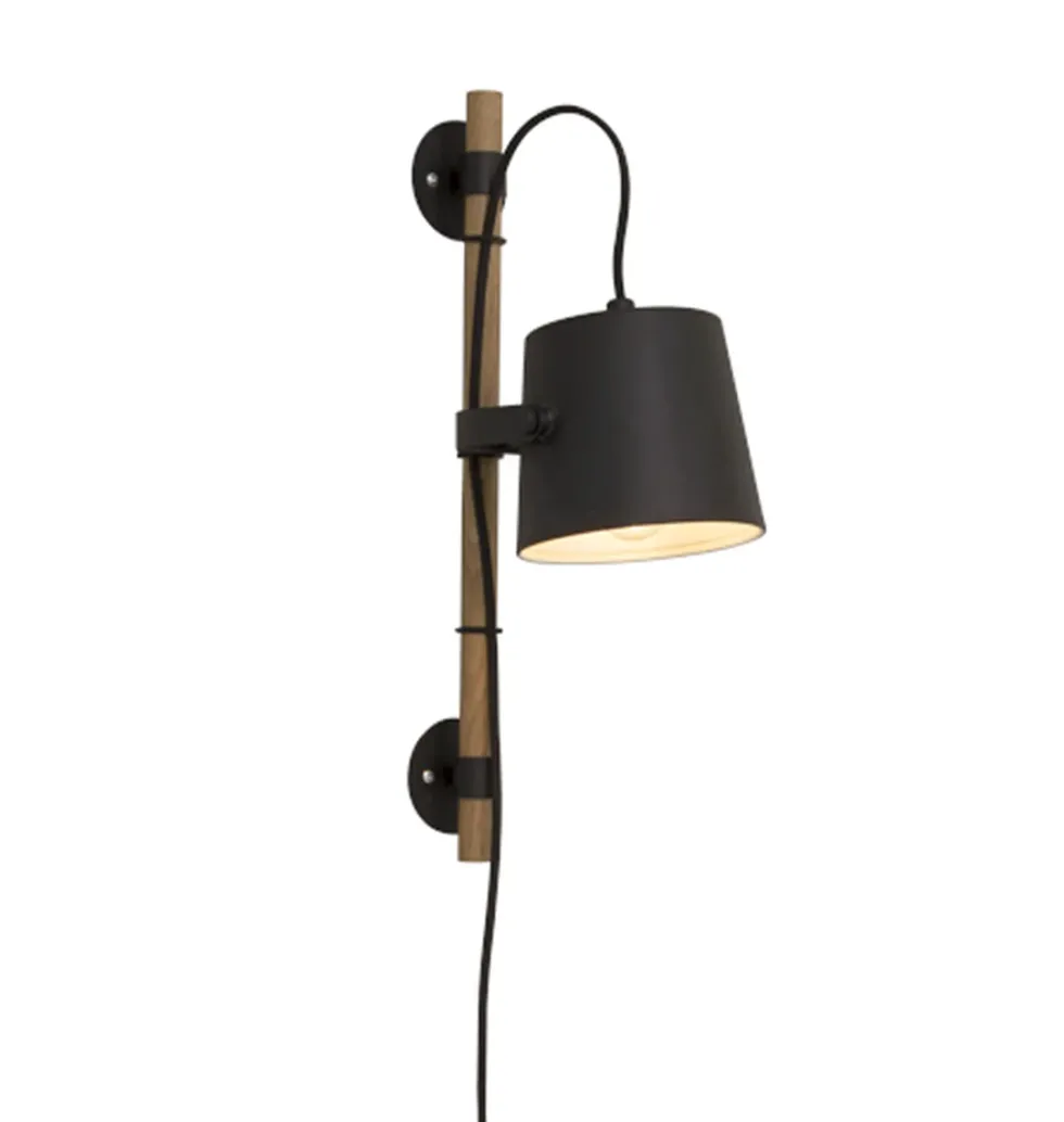 Espresso vegglampe - tredetaljer