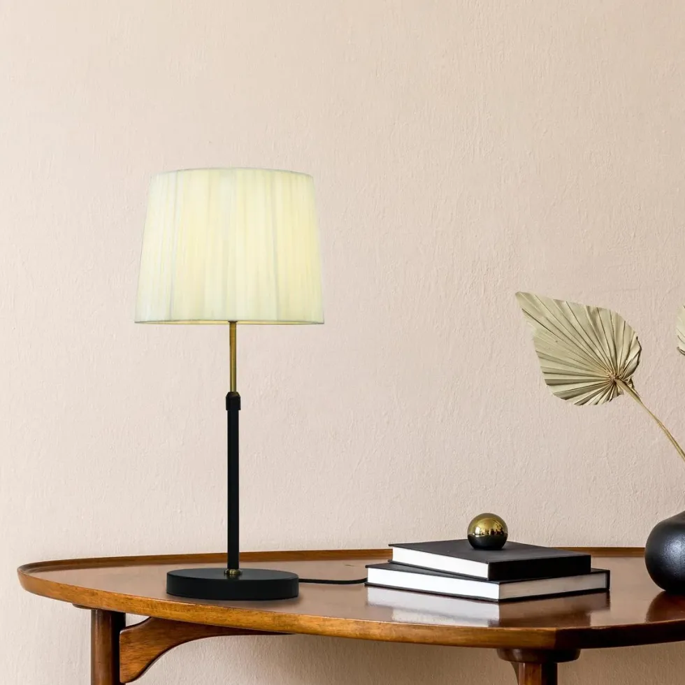 Ezai bordlampe - justerbar høyde 47-60cm - m/skjerm