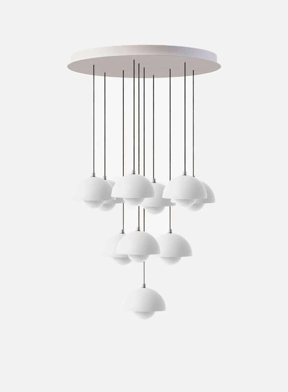Flowerpot Chandelier VP1 10-lys Ø77