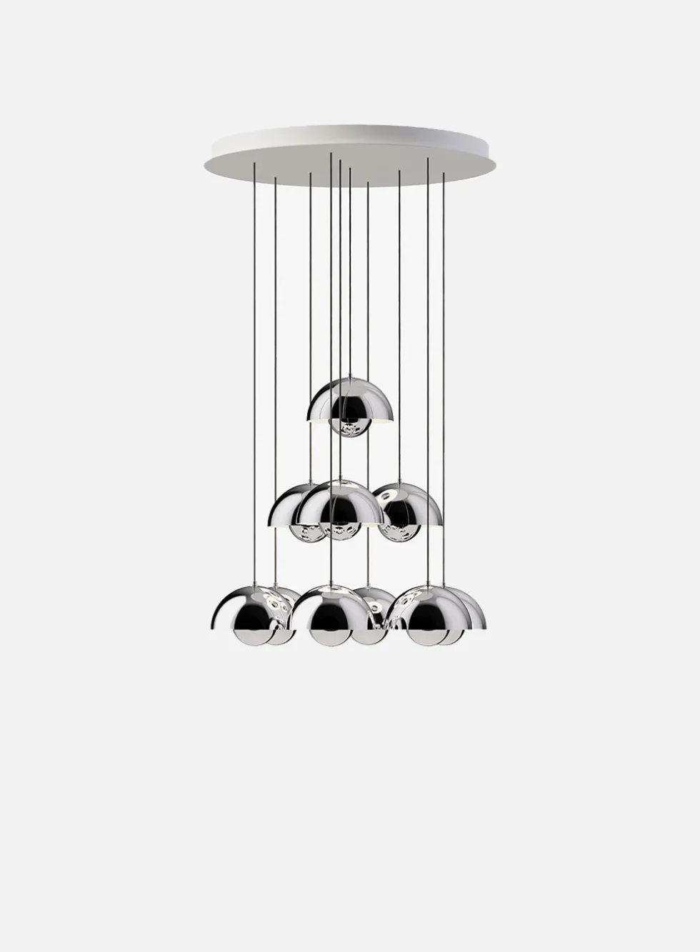 Flowerpot Chandelier VP1 10-lys Ø77