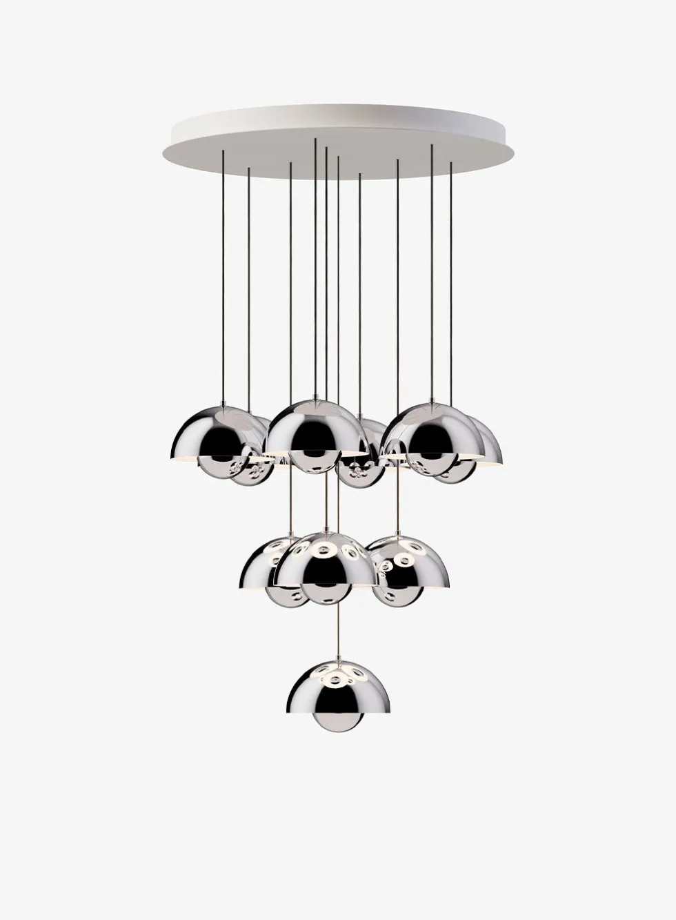 Flowerpot Chandelier VP1 10-lys Ø77