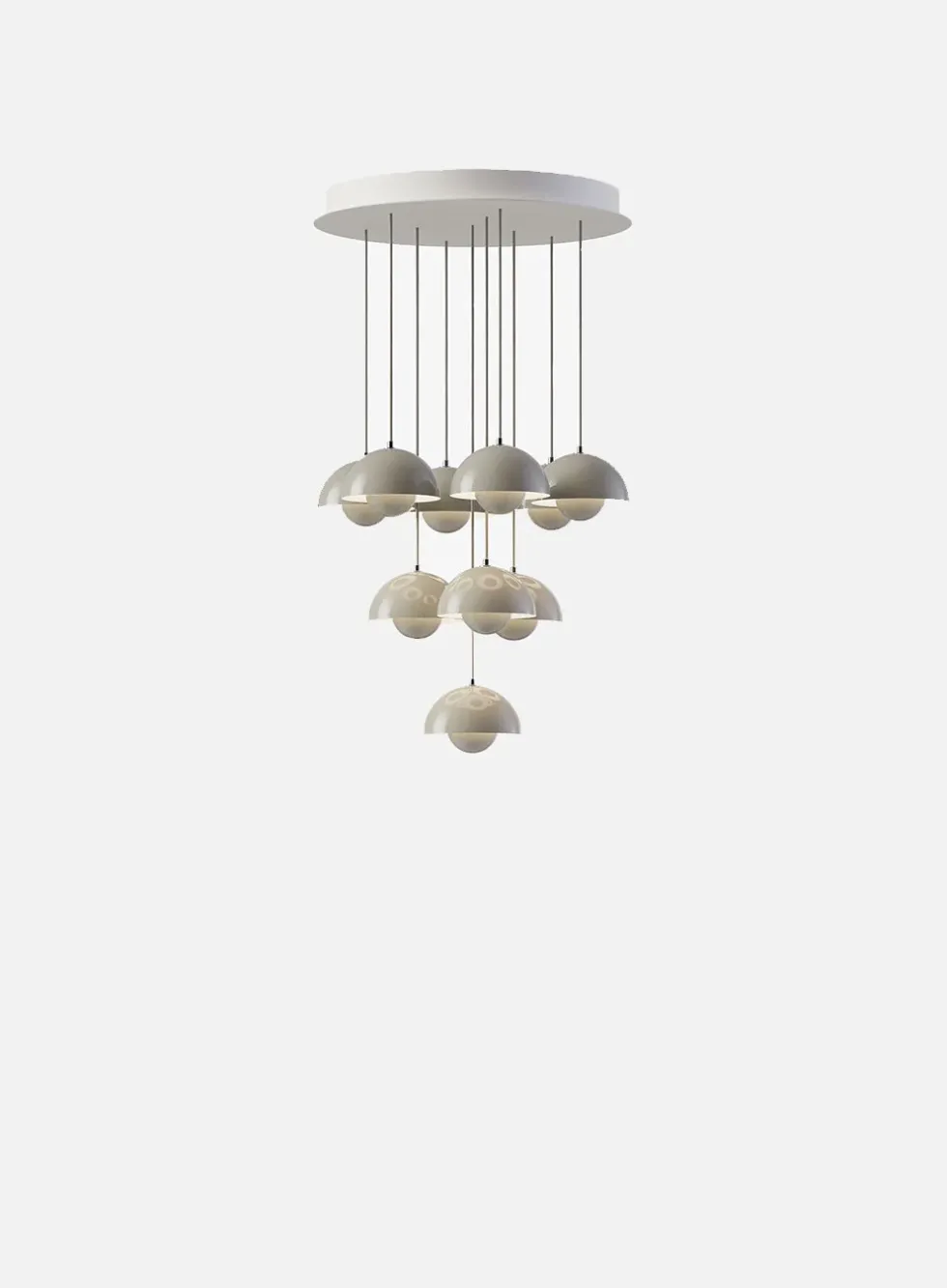 Flowerpot Chandelier VP10 10-lys Ø53