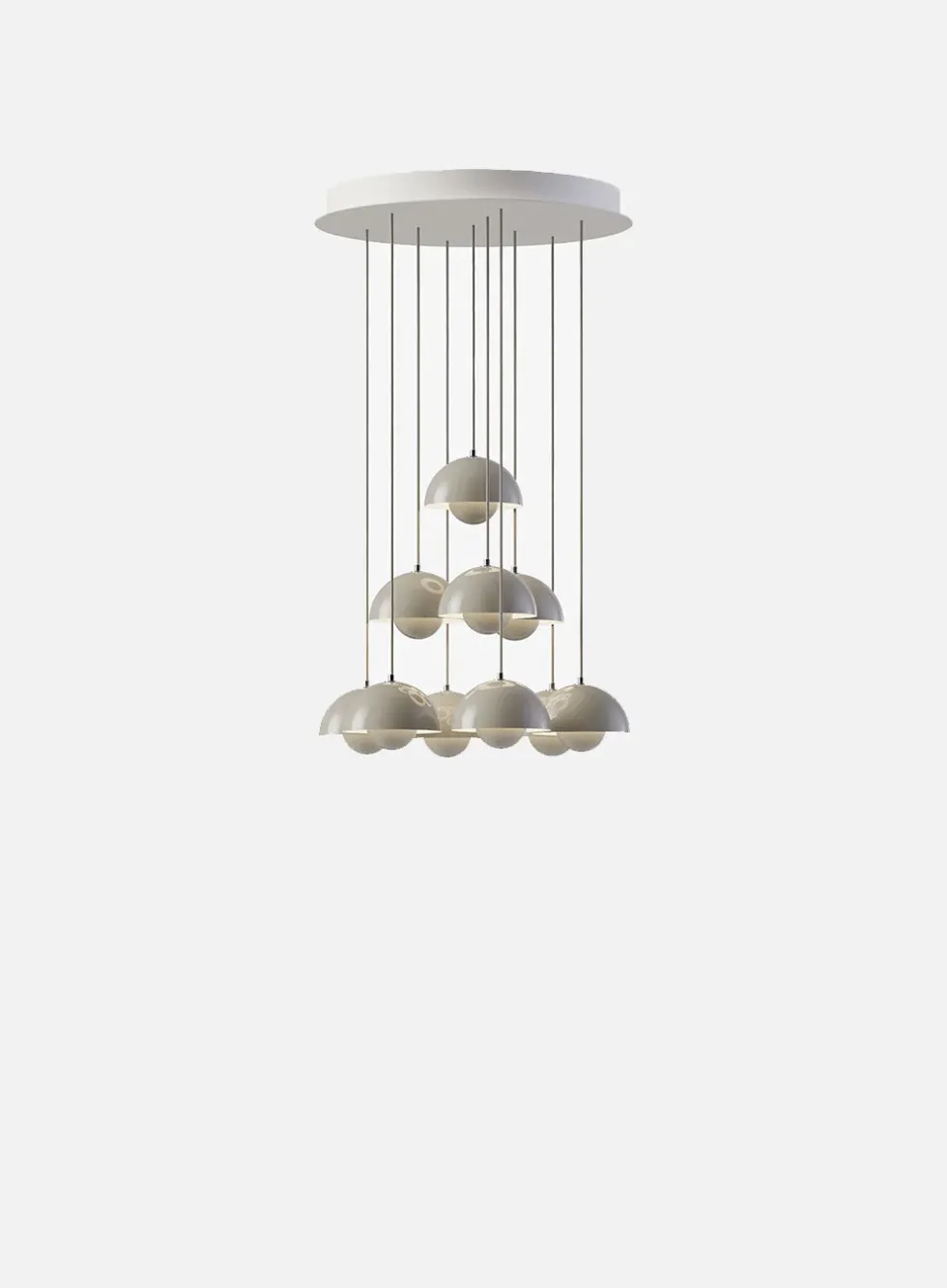 Flowerpot Chandelier VP10 10-lys Ø53