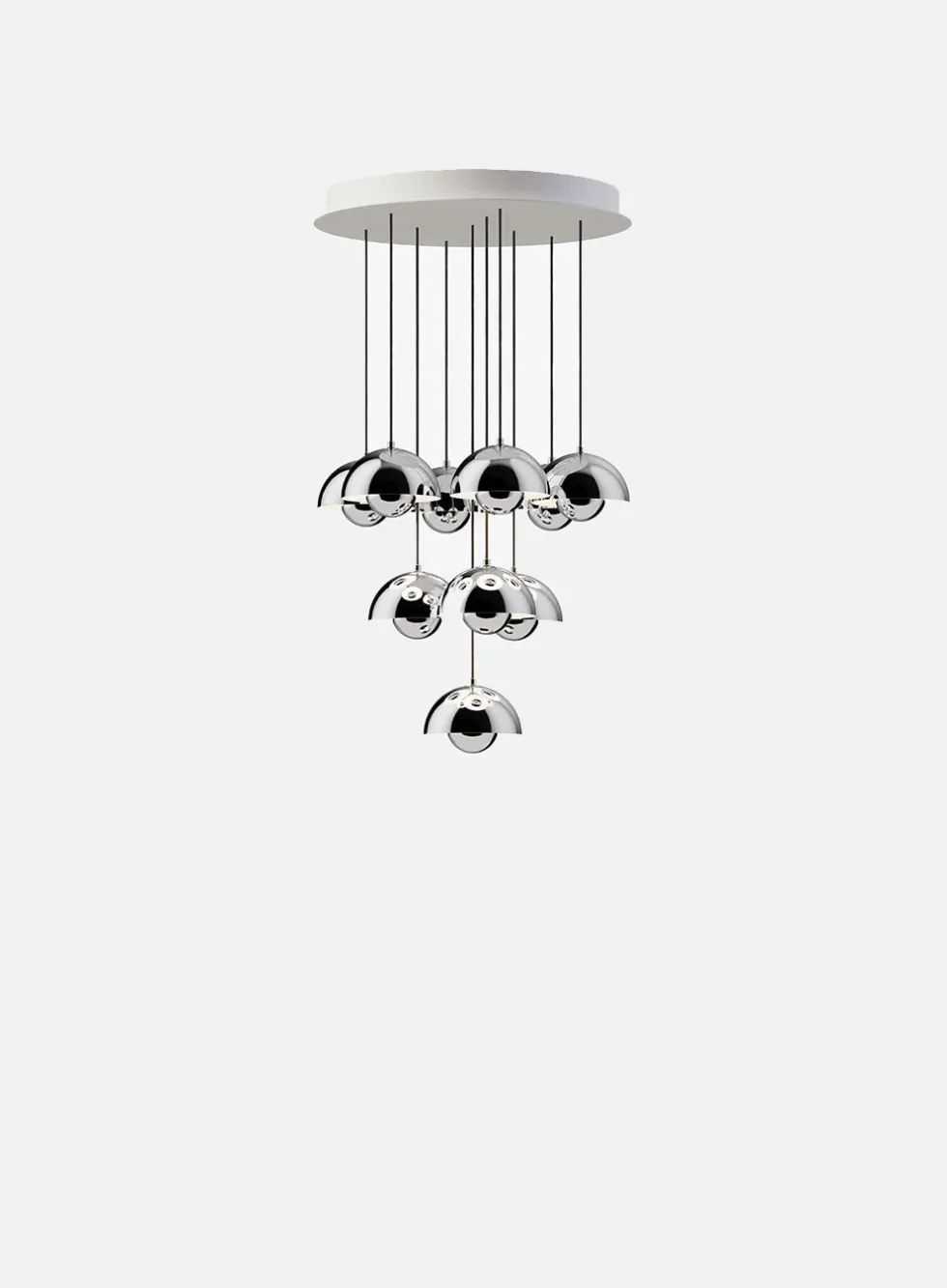 Flowerpot Chandelier VP10 10-lys Ø53