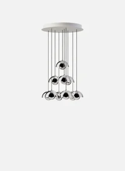 Flowerpot Chandelier VP10 10-lys Ø53