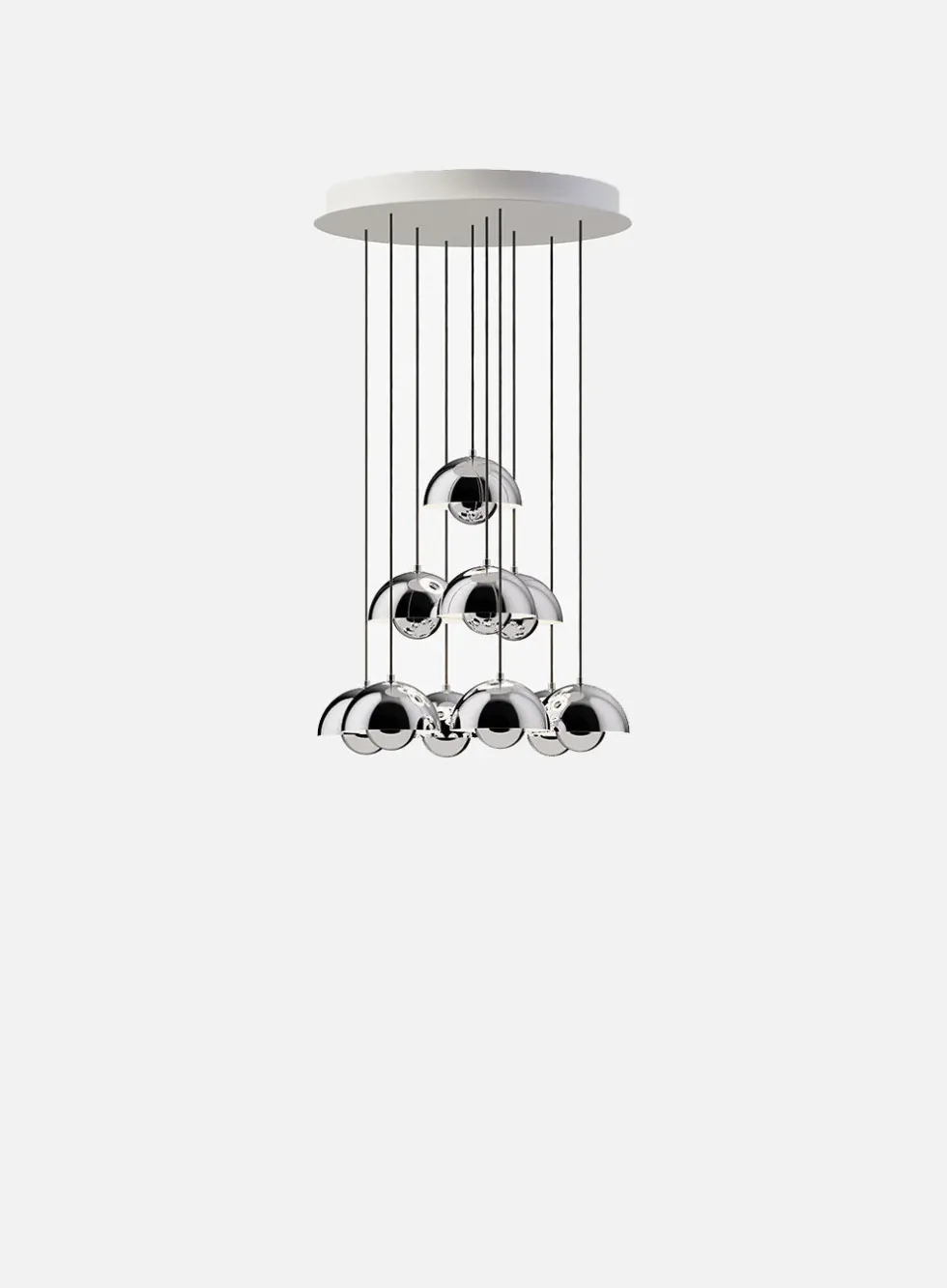 Flowerpot Chandelier VP10 10-lys Ø53