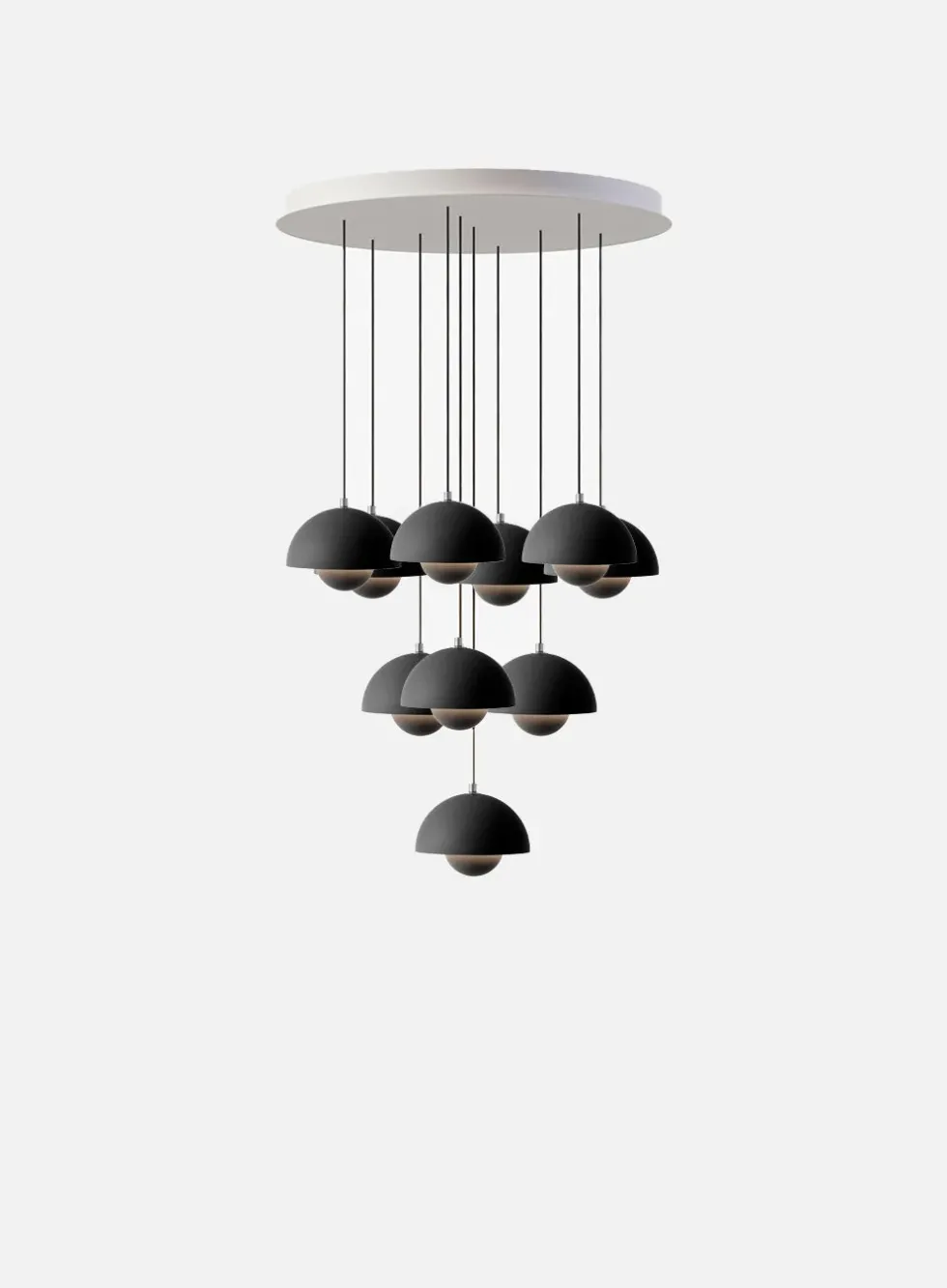 Flowerpot Chandelier VP10 10-lys Ø53