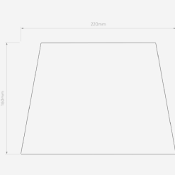 French Drum 220 lampeskjerm