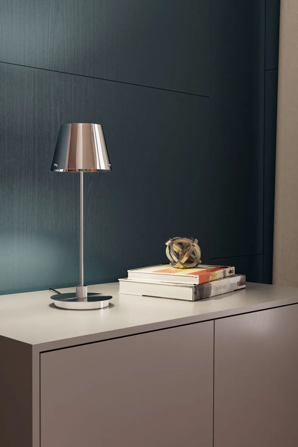 Gil il grande bordlampe - m/metallskjerm - h39,5