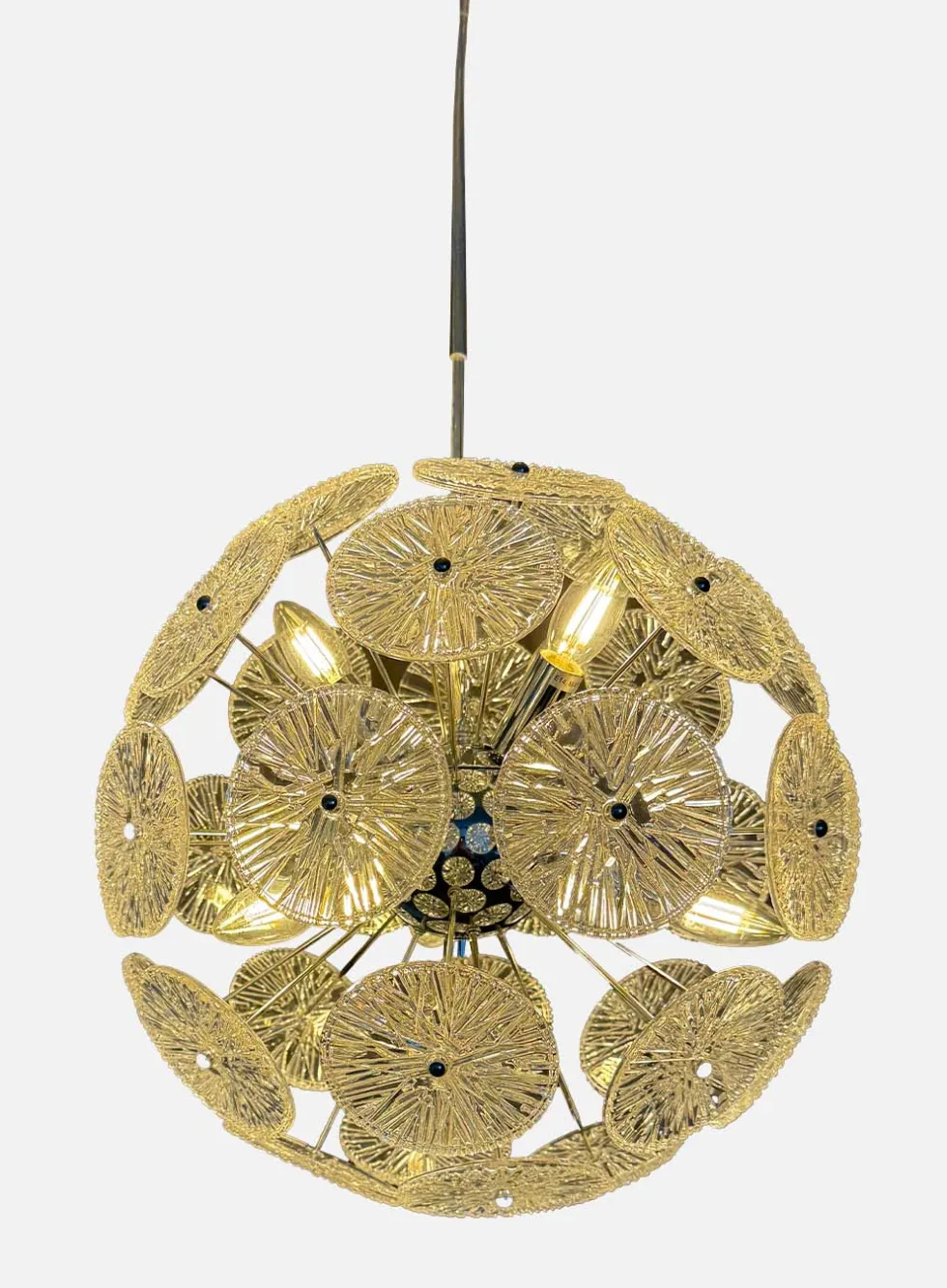 Glace taklampe