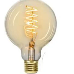 Globe E27 spiral filament 4W 2200K 95 mm dimbar - Klar