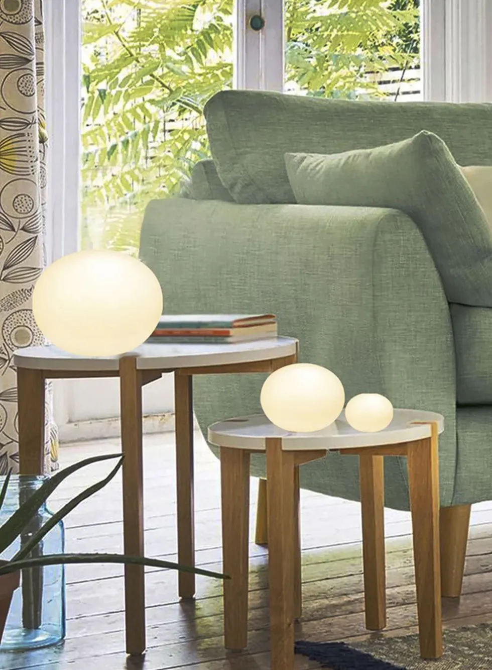 Globus bordlampe 18 cm
