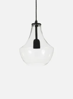 Hamilton taklampe sort/klar - ø21