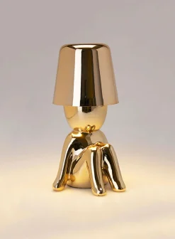Happy bordlampe sittende oppladbar