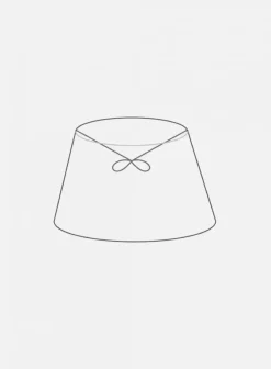 Isa skjerm ø25 oval - lin