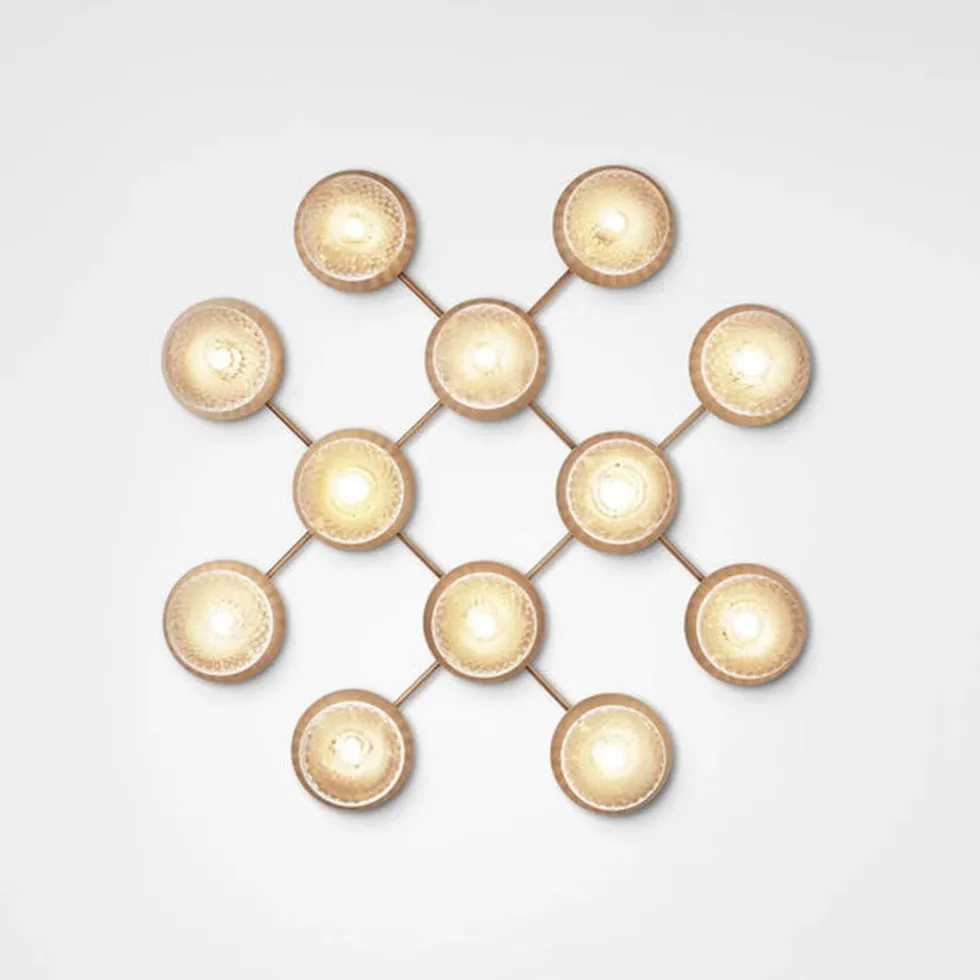 Liila 12 taklampe/vegglampe