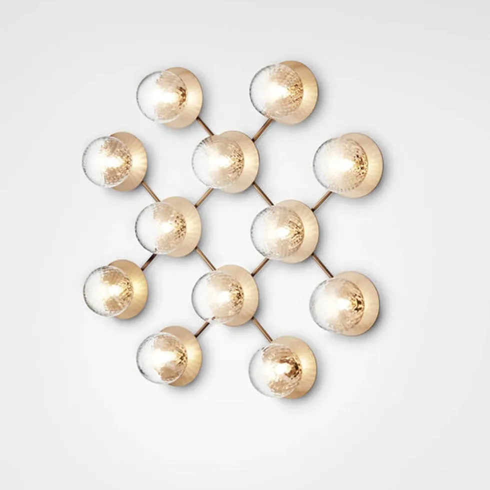 Liila 12 taklampe/vegglampe