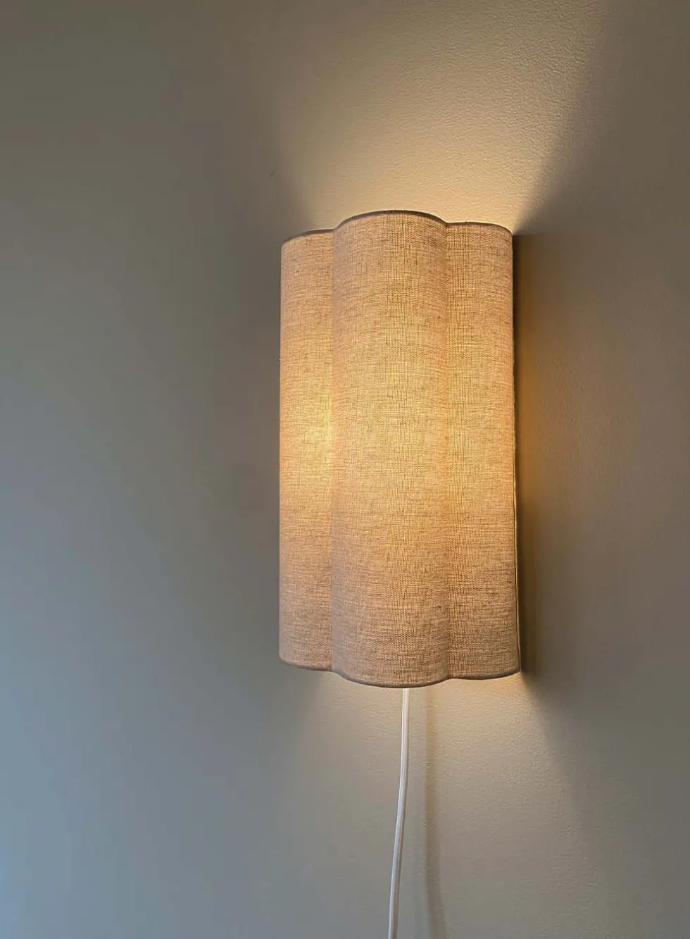 Linne vegglampe
