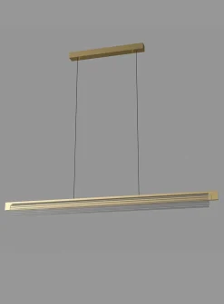Lirra langbordslampe - rillet glass dimbar