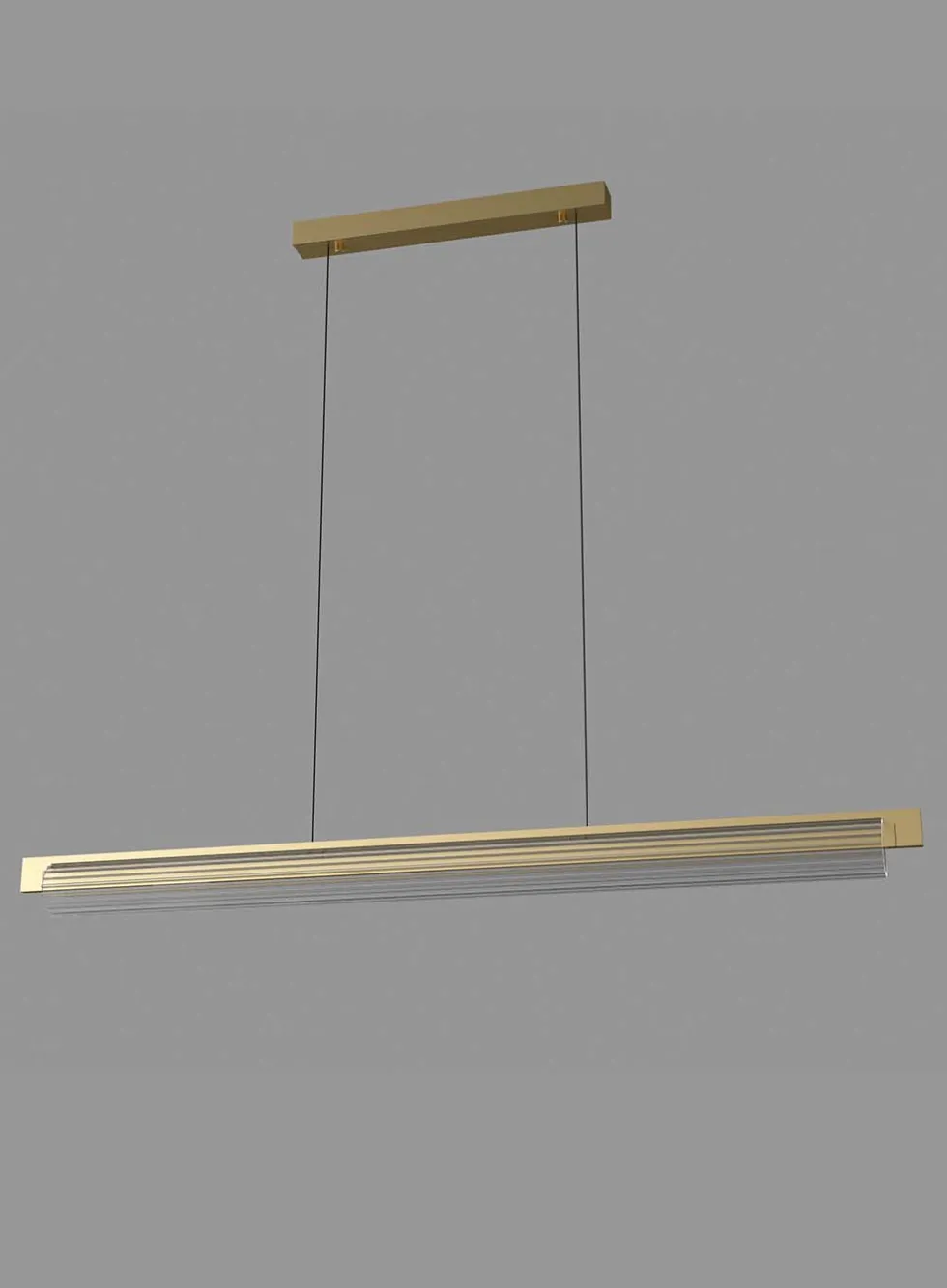 Lirra langbordslampe - rillet glass dimbar