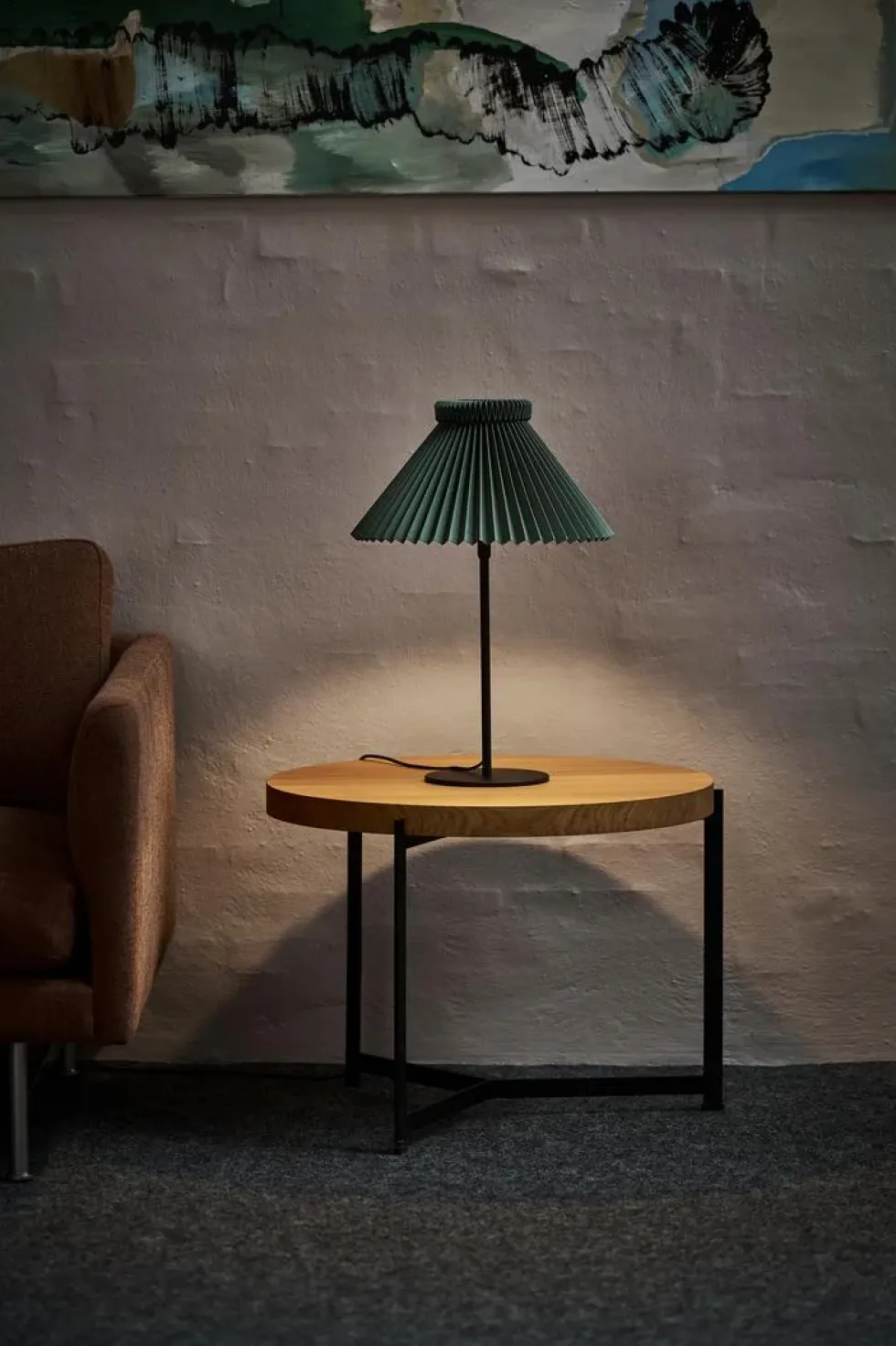 LK334 bordlampe m/skjerm