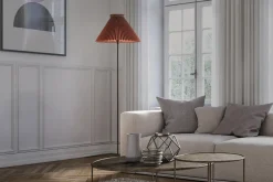 LK334 gulvlampe m/skjerm